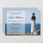 ライトハウスブライダルシャワー 招待状 (正面/裏面)