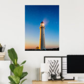 ライトハウスプリントポスターアートワーク壁画 ポスター (ホームオフィス)