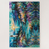 ライトハウスベイマウンテンワイルドフラワーガーデン ジグソーパズル (縦)