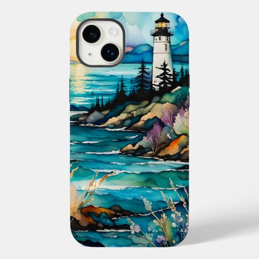 ライトハウスベイマウンテンワイルドフラワーガーデン Case-Mate iPhoneケース (裏面)