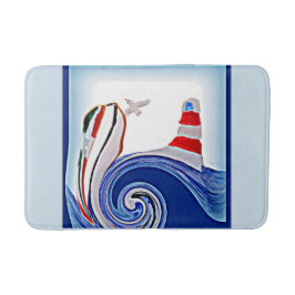 ライトハウスボー航海のト バスマット