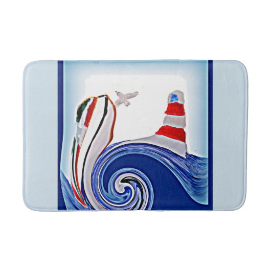 ライトハウスボー航海のト バスマット (正面)