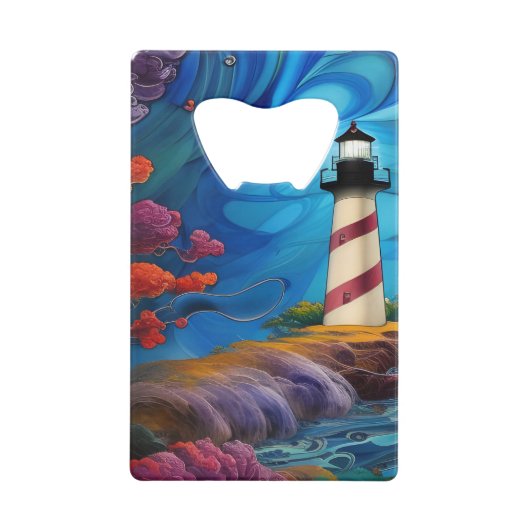 ライトハウスポイント クレジットカード栓抜き (正面)