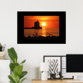 ライトハウスポスター ポスター (ホームオフィス)