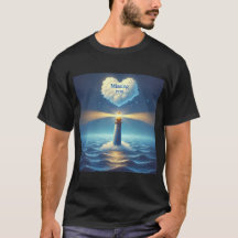 ライトハウスラブシグナルメンズTシャツ