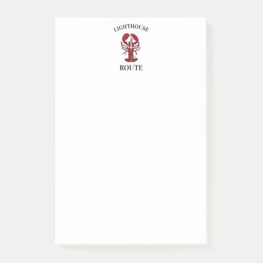 ライトハウスルートロブスタートリデントノバスコシア902 ポストイット (正面)