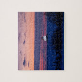 ライトハウスレイクサンセット ジグソーパズル (縦)