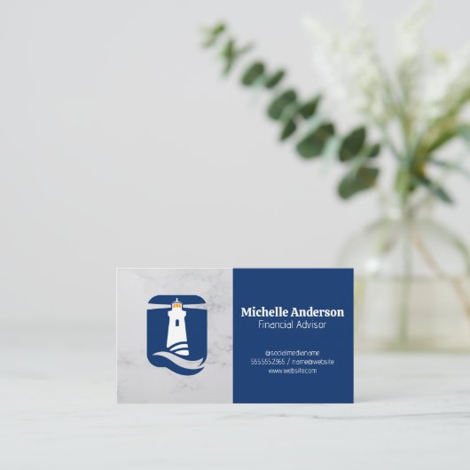 ライトハウスロゴ |企業の | 名刺 (スタンド正面)