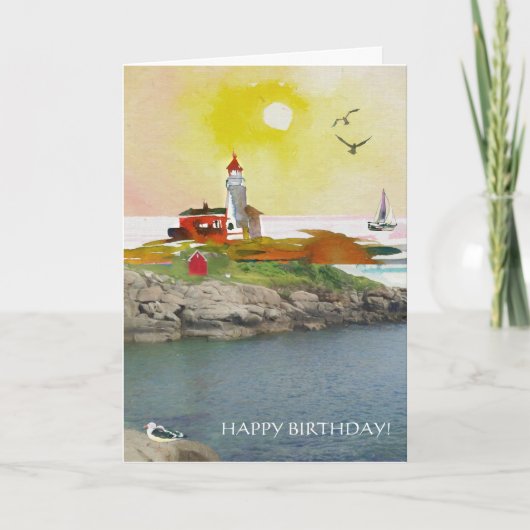 ライトハウスロックスカームコースタルシーン カード (正面)