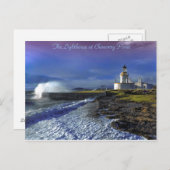 ライトハウス写真、Channware Point、Fortrose。 ポストカード (正面/裏面)