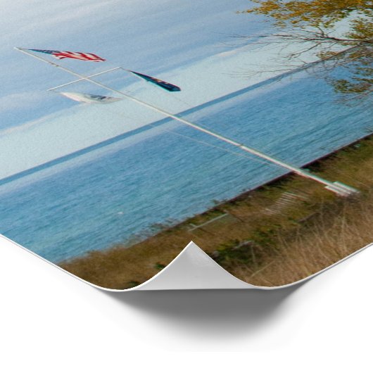 ライトハウス写真：John 8:12 ポスター (角)