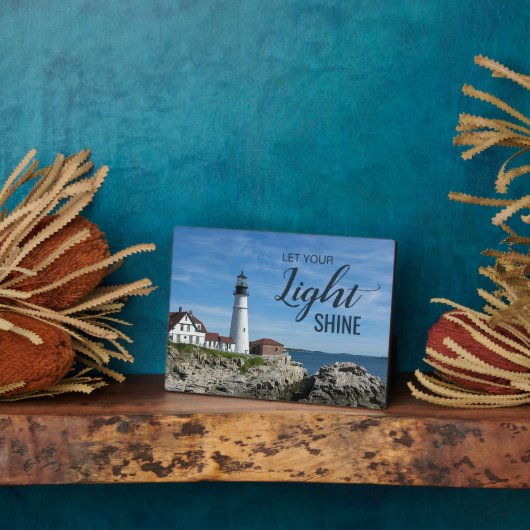 ライトハウス感動的引用文 フォトプラーク (側面)