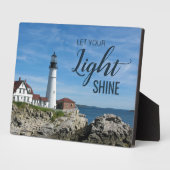 ライトハウス感動的引用文 フォトプラーク (側面)