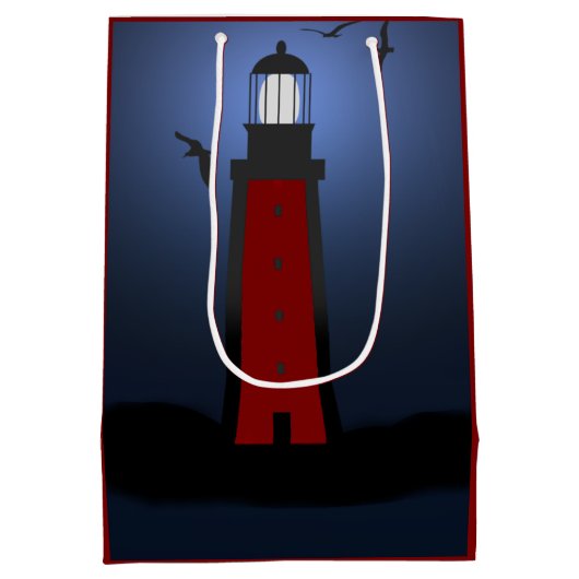 ライトハウス抱き枕 ミディアムペーパーバッグ (裏面)