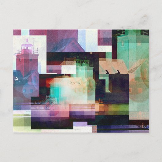 ライトハウス抽象芸術 ポストカード (正面)