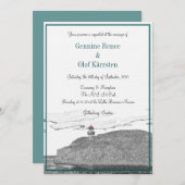 ライトハウス招待状 – スケッチ 招待状 (正面/裏面)
