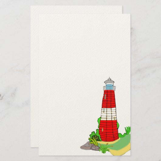 ライトハウス文房具 便箋 (正面/裏面)