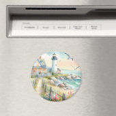 ライトハウス沿岸コテージへの経路 マグネット (インサイチュ (食洗機))