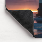 ライトハウス海サンセット マウスパッド (コーナー)