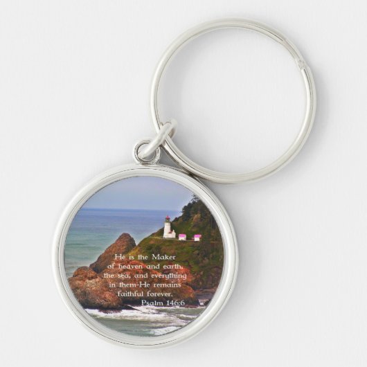 ライトハウス海シークリスチャンクリエーションアーツ キーホルダー (正面)