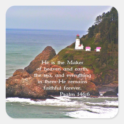 ライトハウス海シークリスチャンクリエーションアーツ スクエアシール (正面)