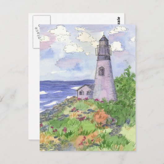 ライトハウス海フラワーメドウ ポストカード (正面/裏面)