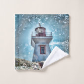 ライトハウス海ブルーコ航海のースタル バスタオルセット (ウォッシュタオル)