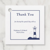 ライトハウス結婚の感謝 フェイバータグ (正面)