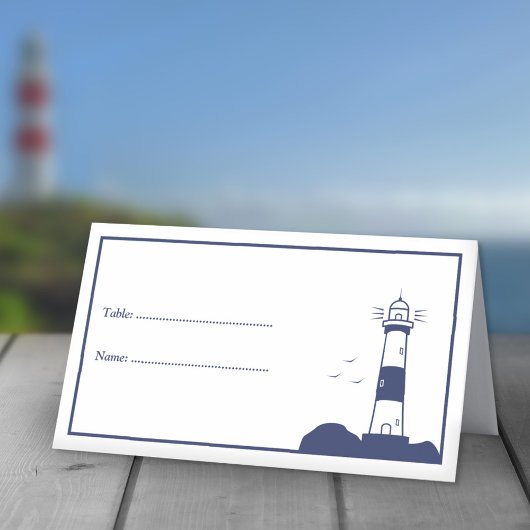 ライトハウス結婚座席表 プレイスカード