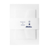 ライトハウス結婚式招待状ベリーバンド 招待状ベリーバンド (正面例)