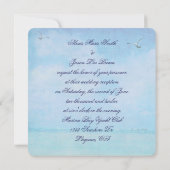 ライトハウス結婚式招待状 招待状 (裏面)