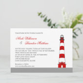 ライトハウス結婚式招待状 招待状 (スタンド正面)