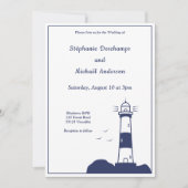 ライトハウス結婚式招待状 招待状 (正面)