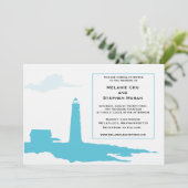 ライトハウス結婚式招待状 招待状 (スタンド正面)