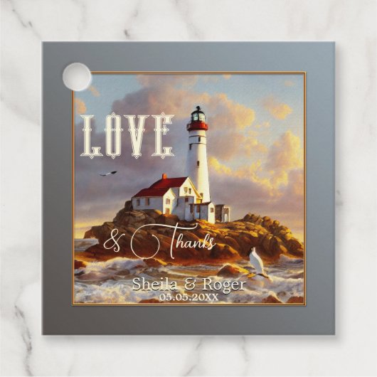 ライトハウス航海のサンキュー結婚ズ フェイバータグ (正面)