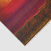 ライトハウス航海のバーントオレンジスカイサンセットレイク 薄葉紙 (詳細)