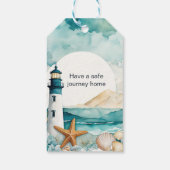 ライトハウス航海のベビーシャワー ギフトタグ (裏面)