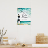 ライトハウス航海のベビーシャワー ポスター (キッチン)