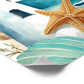 ライトハウス航海のベビーシャワー ポスター (角)