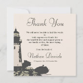 ライトハウス葬儀サンキューカード 招待状 (正面)