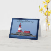 ライトハウス誕生日カードシービュー カード (黄色い花)