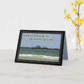 ライトハウス誕生日カード カード (黄色い花)