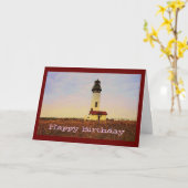 ライトハウス誕生日カード カード (黄色い花)