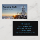 ライトハウス金融サービス 名刺 (正面/裏面)