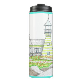 ライトハウス6；サーマルタンブラー；シアン タンブラー