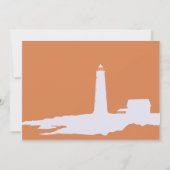 ライトハウス ウェディング/シャワー 招待状 (裏面)