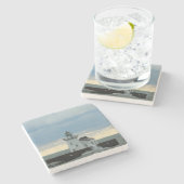 ライトハウス（クリーブランド， OH）ストーンコースター ストーンコースター (横)