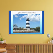 ライトハウス/サウスカロライナ キャンバスプリント (インサイチュ (リビング))