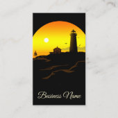 ライトハウス – サンダウン 名刺 (正面)