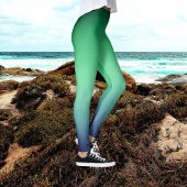 ライトハクールーズグラデーション絞り染め レギンス